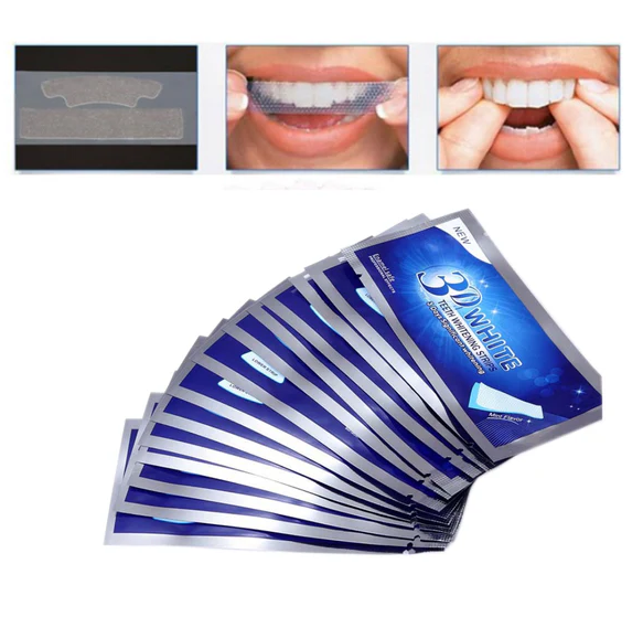 Bandes blanchissantes 3D – Soins d’hygiène bucco-dentaire