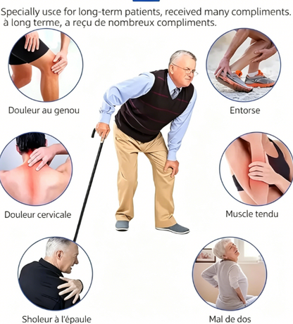 10 patchs aux herbes pour les genoux