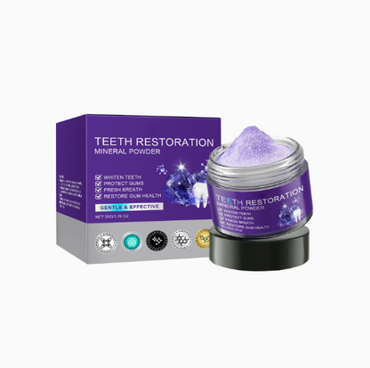 Poudre Blanchissante pour les Dents – Violet