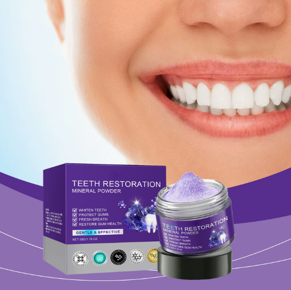 Poudre Blanchissante pour les Dents – Violet