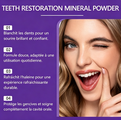 Poudre Blanchissante pour les Dents – Violet