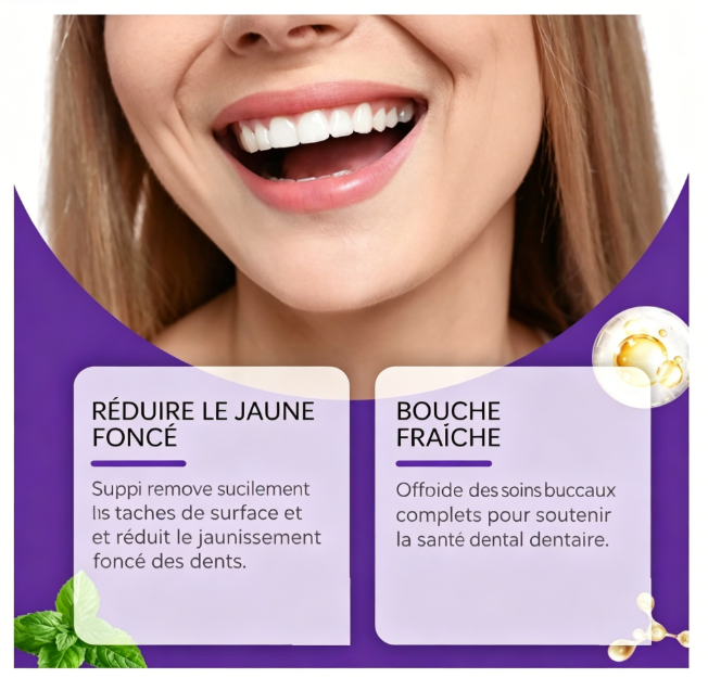 Poudre Blanchissante pour les Dents – Violet