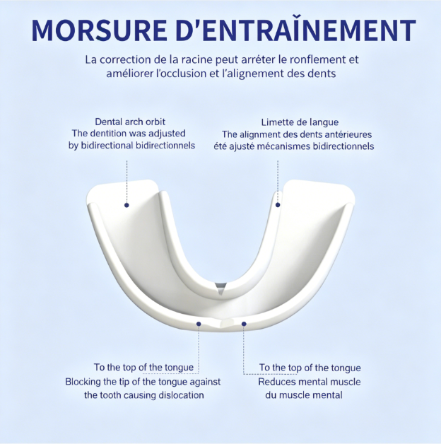 Embout Buccal Anti-Ronflement en Silicone – Confort et Qualité Supérieure