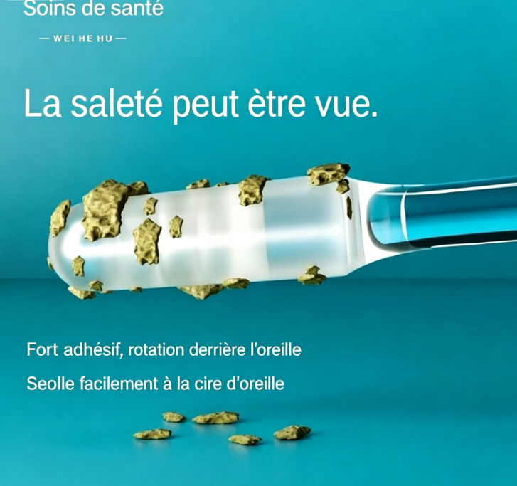 Kit d'extraction de cérumen adhésif