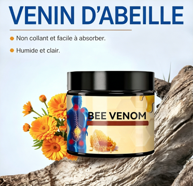 Crème au Venin d’Abeille – Soin Luxueux pour la Peau