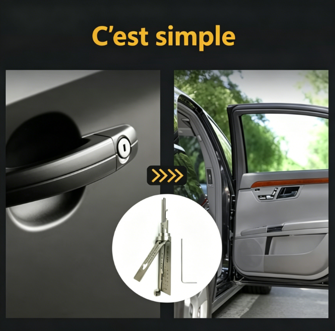 Décodeur de clé passe-partout en acier inoxydable – Détails du produit