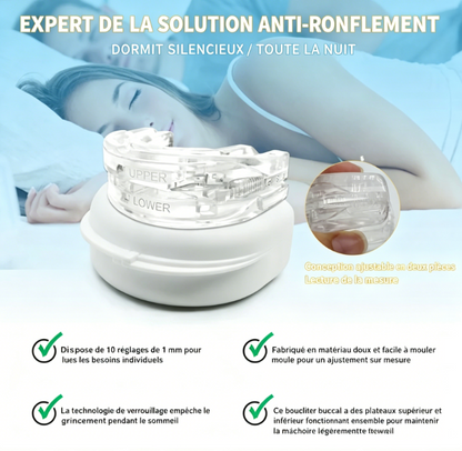 Protège-dents anti-ronflement