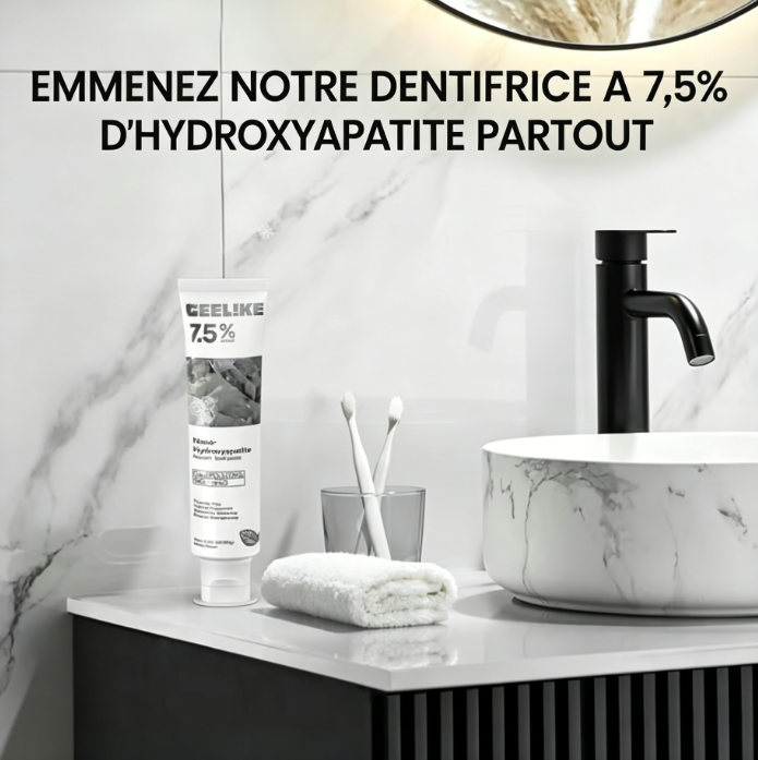 Dentifrice Blanchissant à l’Hydroxyapatite – Sans Fluor