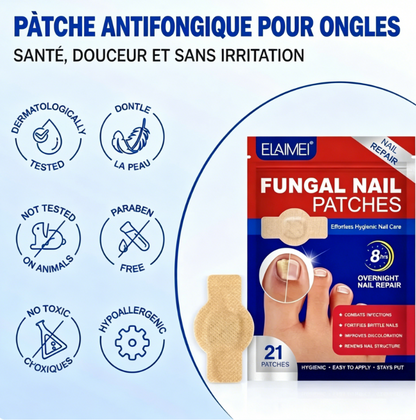 Patchs de soin et de correction des orteils pour la nuit