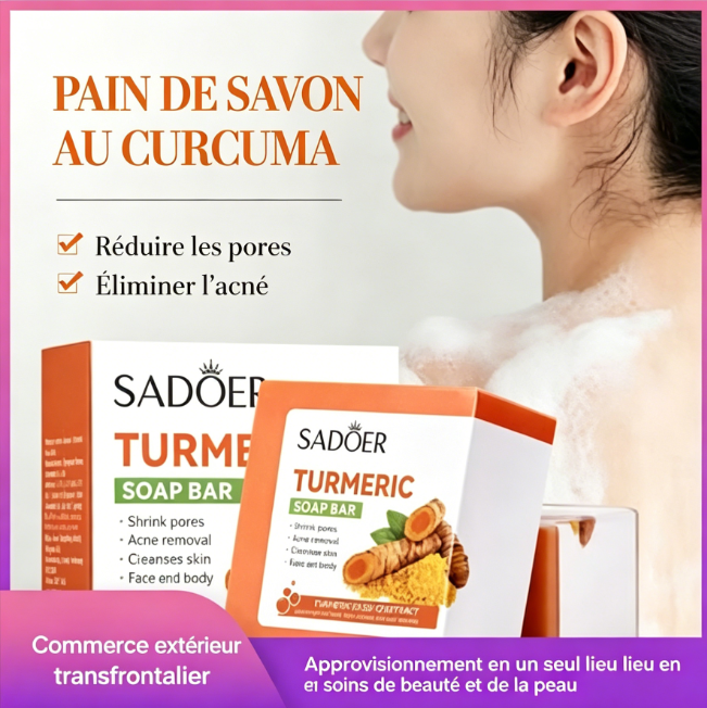 Savon éclaircissant au curcuma