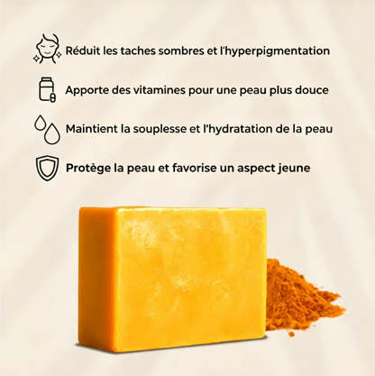 Savon éclaircissant au curcuma