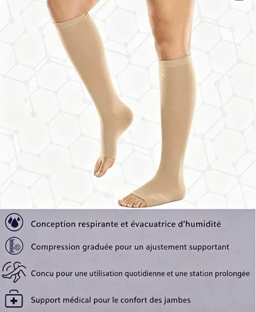 Bas de contention pour varices – Confort et Élégance au Quotidien