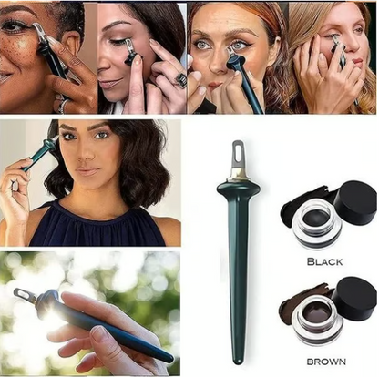 Outil pour un trait d'eye-liner impeccable