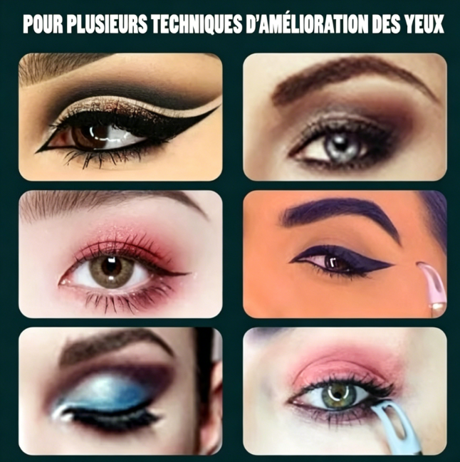 Outil pour un trait d'eye-liner impeccable