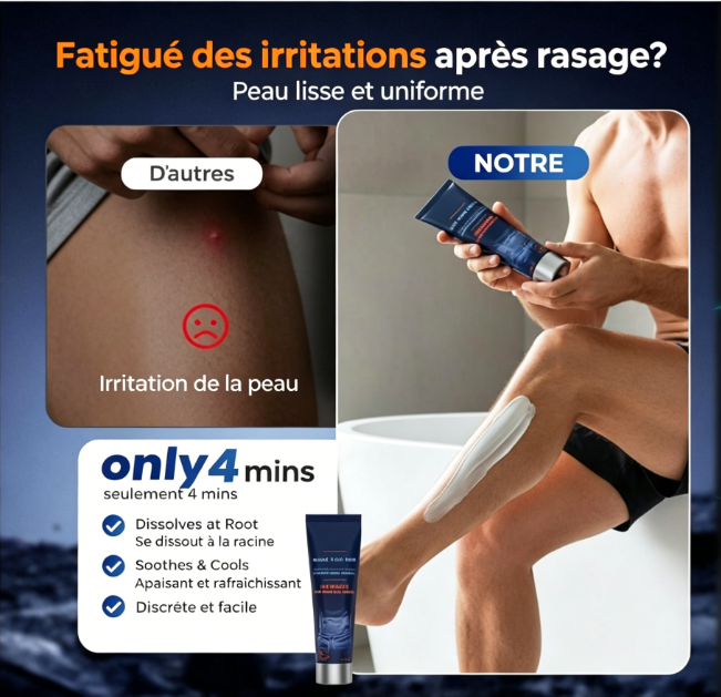 Crème dépilatoire Corps + Zones intimes