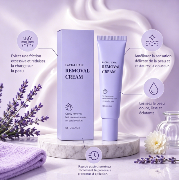 Crème Dépilatoire Douce – Pour une Peau Lisse et Douce