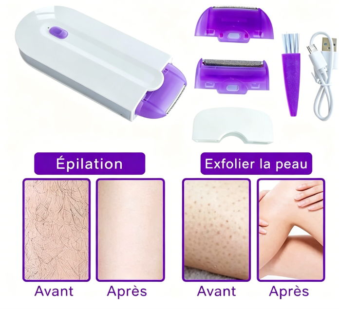 Épilateur pour une peau douce et soyeuse