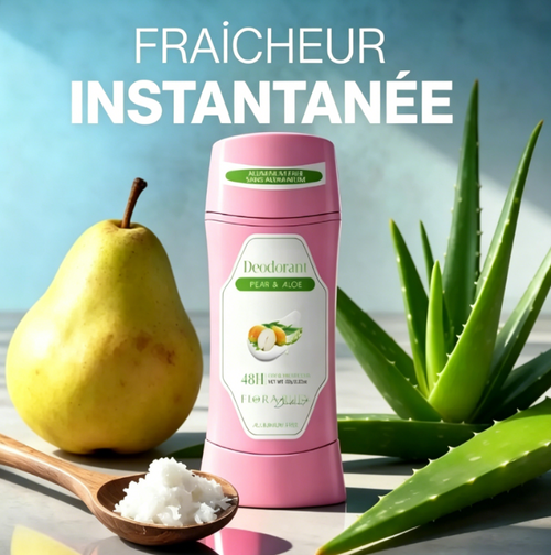 Stick anti-transpirant aux ingrédients naturels