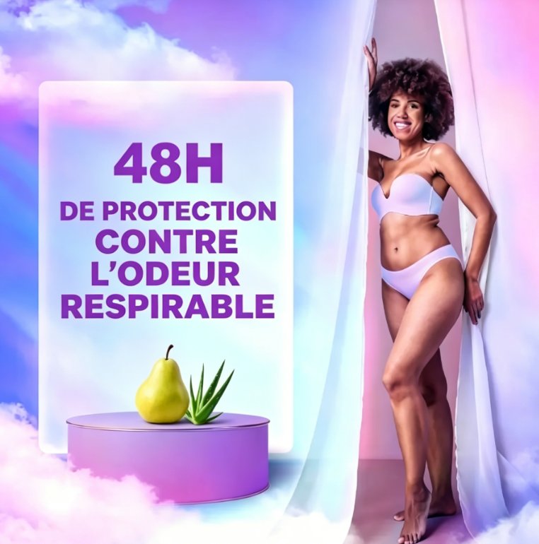 Stick anti-transpirant aux ingrédients naturels