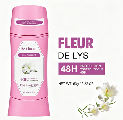 Stick anti-transpirant aux ingrédients naturels