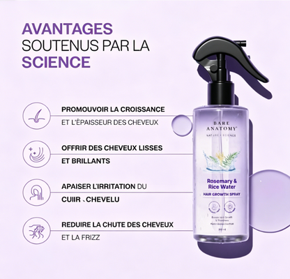 Spray à la Romarin – Pour la Croissance et le Volume des Cheveux