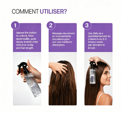 Spray à la Romarin – Pour la Croissance et le Volume des Cheveux
