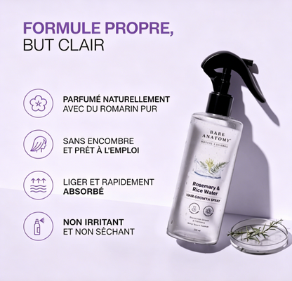 Spray à la Romarin – Pour la Croissance et le Volume des Cheveux