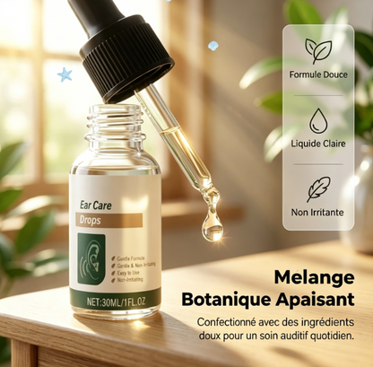Gouttes douces pour le soulagement des acouphènes