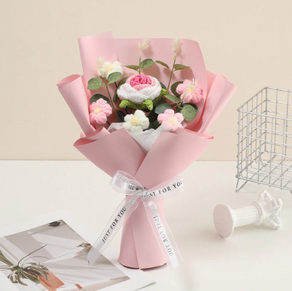Bouquet au crochet fait main – Édition spéciale Fête des Mères