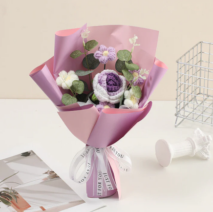 Bouquet au crochet fait main – Édition spéciale Fête des Mères