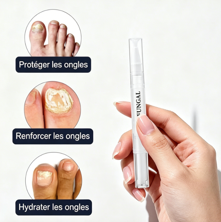 Stylo de traitement contre les mycoses des ongles — Adapté aux ongles abîmés