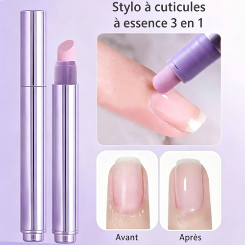 Stylo de soin des ongles 3-en-1