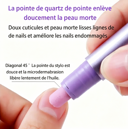 Stylo de soin des ongles 3-en-1