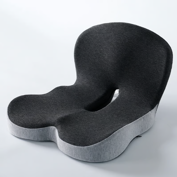 Coussin de siège antidérapant en mousse à mémoire de forme