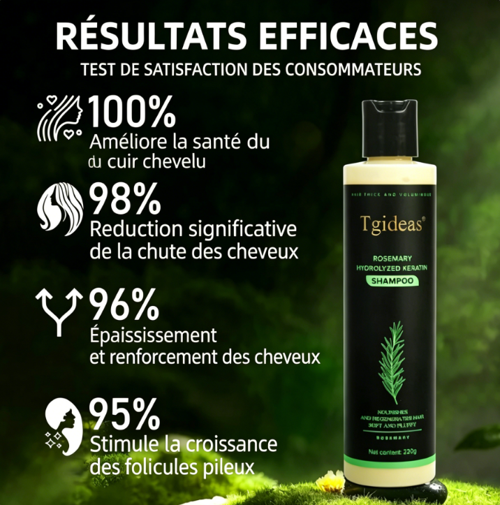 Shampoing au Romarin – L’Essence de la Nature pour vos Cheveux