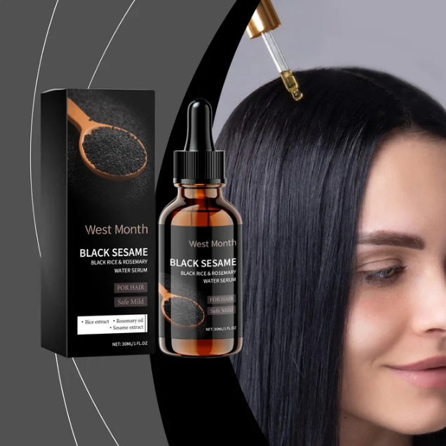Sérum capillaire au sésame noir