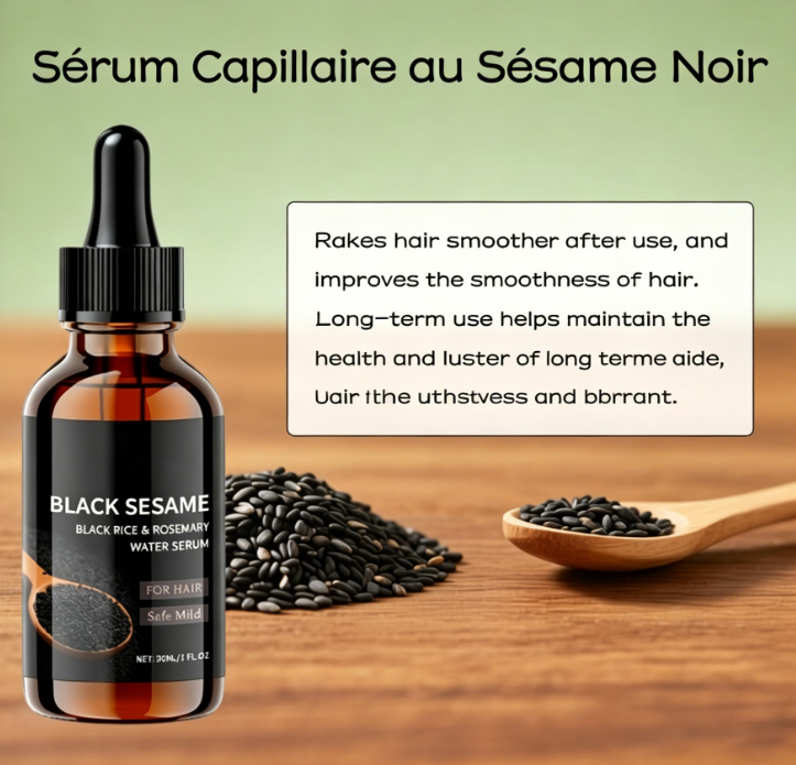 Sérum capillaire au sésame noir
