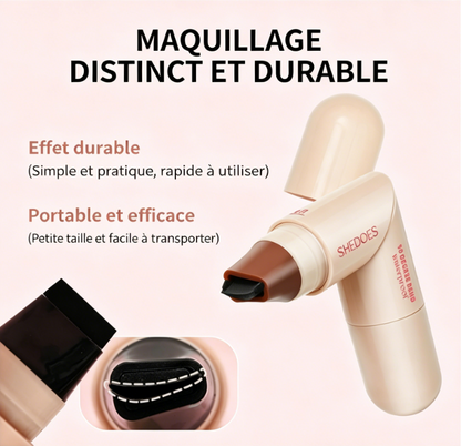 Stylo Tampon Eye-Liner Rotatif Intégré – Maquillage Précis et Rapide