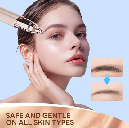 Épilateur Facial 2-en-1 : Épilation et Mise en Forme des Sourcils