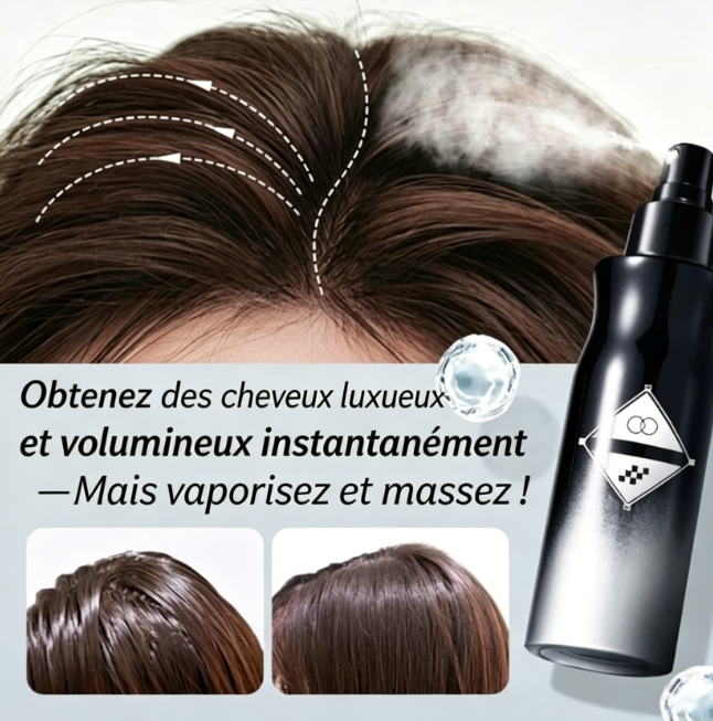 Spray volumisant sans rinçage pour les cheveux