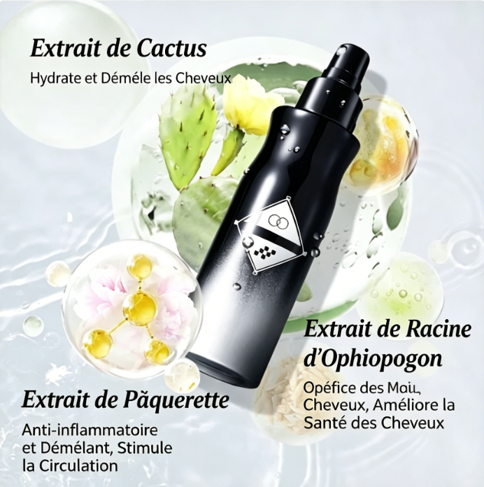 Spray volumisant sans rinçage pour les cheveux
