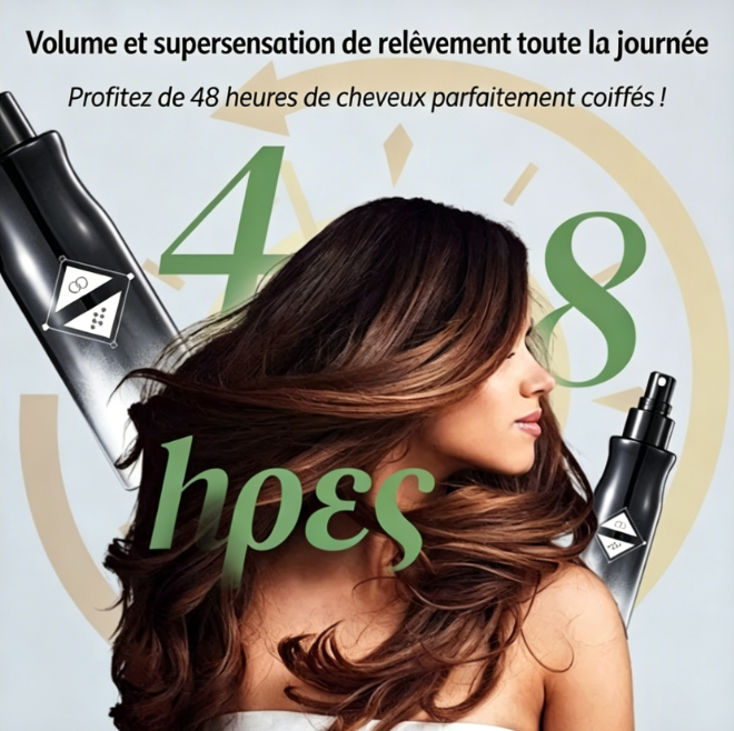 Spray volumisant sans rinçage pour les cheveux