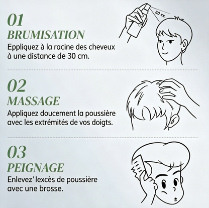 Spray volumisant sans rinçage pour les cheveux