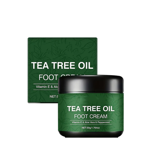 Crème apaisante pour les pieds à l'Aloe Vera et à l'huile d'arbre à thé