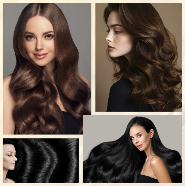 Peigne instantané pour cheveux gris