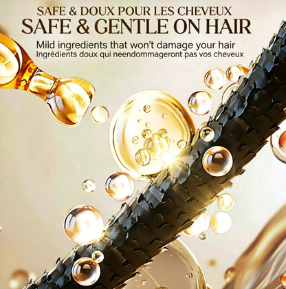 Peigne instantané pour cheveux gris