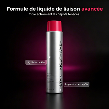 Bain de bouche blanchissant et détachant avancé