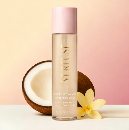 Brume fixatrice légère SPF 50