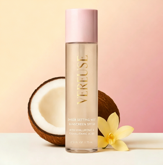 Brume fixatrice légère SPF 50