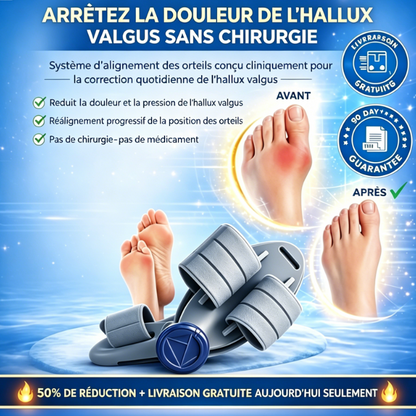 Correcteurs d'hallux valgus : soulagement non chirurgical de la douleur